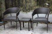 2-Years Warranty Aluminum Rattan Outdoor Furniture Garden Wicker Chair (S310; C031)