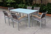 2-Years of Warranty Contemporary Furniture-Outdoor/Garden Table and Chair