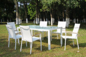 2-Years of Warranty Modern Outdoor Furniture-Patio Table and Chair