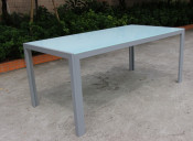 2-Years of Warranty Outdoor Garden Furniture-Aluminum Glass Dining Table