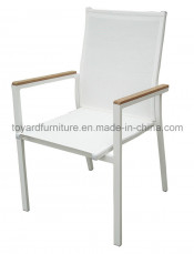 2-Years of Warranty Outdoor Garden Furniture Stacking Textilene Chair (S262)