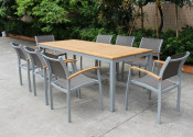 2-Years of Warranty Restarant Furniture-Outdoor Dining Table and Chair (D560: S260)