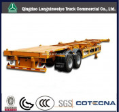 20" 2 Axles Skeletal Container Semi-Trailer