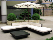 2014 Hot Sale Black Sofa Rattan Furniture
