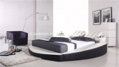 2014 Hot Selling Fashion Leather Round Bed S066