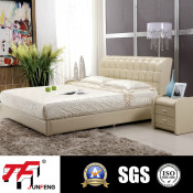 2014 Modern Genuine Leather Bed 819