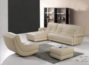 2014 Modern Leather Corner Sofa Jfc-3