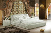 2014 Modern Leather Soft Bed 763