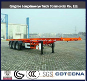 2015 Factory Price Tri-Axle 40ft Container Semi-Trailer
