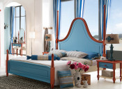 2015 Hot Sale Modern Wooden Bedroom Bed (MY-3301)