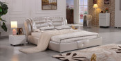 2015 Modern Leather Bed 0868