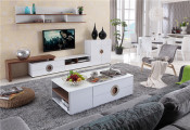 2015 Modern MDF in Oaken Wood Coffee Table (CJ-2024A)
