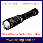 2015 Multifunctional 1080P Police Law Enforcement Flashlight DVR Support English/Russian