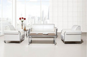 2015 New Design! Modern Design White Leather Sofa (HY-S1010)