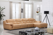 2015 Professional Produced Italian Leather Sectional Sofa Furniture (N813)
