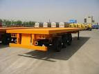 20ft/40ft Flatdeck Container Transport Semi Trailer