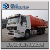 20m3 Sinotruk HOWO Vacuum Suction Sewage Tank Truck