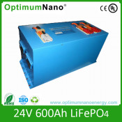 24V 600ah Rechargeable LiFePO4/ Lithium-Ion Battery Pack for Solar LED Light, LED Lamp, LED Street Light, LED Spot Light