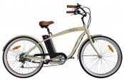 250W Brushless Li-ion Battery Cruiser E Bike