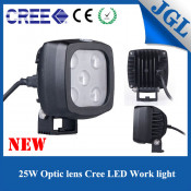 25W LED Worklamp Square Spot Beam for Truck/UTV/ATV/Tractor/Forklift