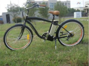 26" Electric Beach Cruiser Bicycle (TDE06Z-1214)