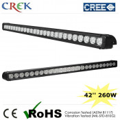 26000 Lm 260W Single Row Combo LED Light Bar for Truck, Tank, Marine Boat 42 Inch (CK-BC12610)