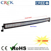 288W 50'' Inch Curved Dual Row LED Light Bar 12/24V DC 6000-6500k Cool White Light (CK-BC24803C)