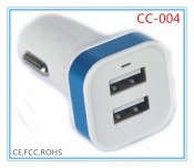 3.1A Dual USB Car Charger CE Approval
