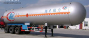 3 Axle 49.6 Cbm LPG Tanker Semi Trailer