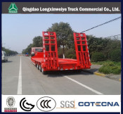 3-Axle Lowbed Semi Trailer Low Bed Trailer