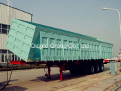 3-Axle Side Dump Tipper Trailer, Tipper Semi Trailer (QDT9400ZC)