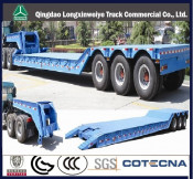 3 Axles Detachable Low Bed Semi Trailer