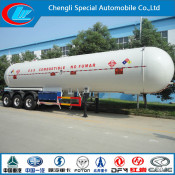 3 Axles Liquid Petroleum Gas Tanker Trailer, 59.52 Cbm Good Quality LPG Semi Trailer for Sale