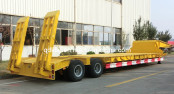 3 Axles Low Bed Semi-Trailer with 60t Capacity