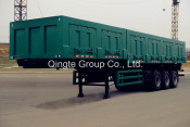 3 Axles Side Dump Tipper Trailer, Tipper Semi Trailer (QDT9400ZC)