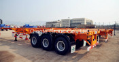 3 Axles Skeleton Container Semi Trailer (QDT9352TJZG)