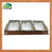 3 Piece of Set Ceramic Fruit Plate Dish