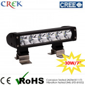 30W CREE LED Light Bar 7inch with IP68 (CK-BC10605)