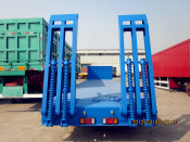 30t-80t Carry Capacity Gooseneck Lowbed Semi Trailer