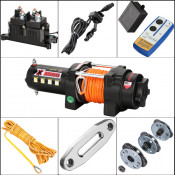 3500lbs Electric Winch with Synthetic Rope