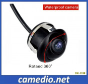 360 Degree Rotatable Security Car Video Camera with Parking Lines on&off Switch Optional