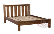 4'6 Oak Wood Bedframe Wooden Bedroom Furniture (RC46B)