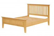 4'6'' Wooden Bed/Solid Oak Bed / Double Bed / Wooden Furniture