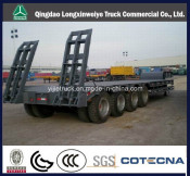 4 Axle 80 Ton Low Bed Semi Truck Trailer