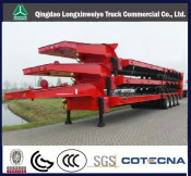4 Axle 80 Ton Low Semi Truck Trailer