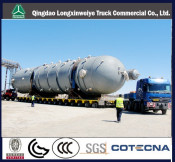4 Axle Multi-Axis Heavy Load Hydraulic Plarform Modular Low Bed Semi-Trailer