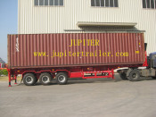 40 Hq Container Dumper Tipper Semi Trailer Complete Unloading
