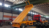 40 Hq Container Dumper Tipper Semi Trailer Entire Unloading