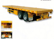 40ft Flatbed Container Semi Trailer in Africa