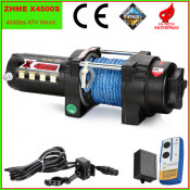 4500lbs Auto Electric Winch with Synthetic Rope